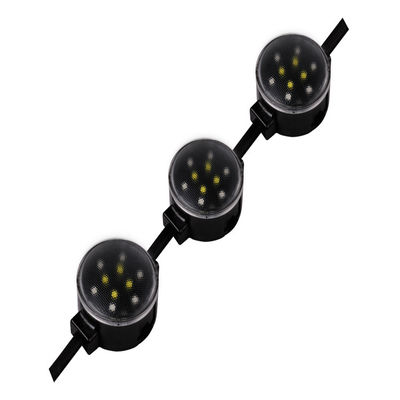 Waterdicht SMD3535 PC Profiel 1.5W DMX512 LED Pixel Light voor gebouw Bridge Point Lighting