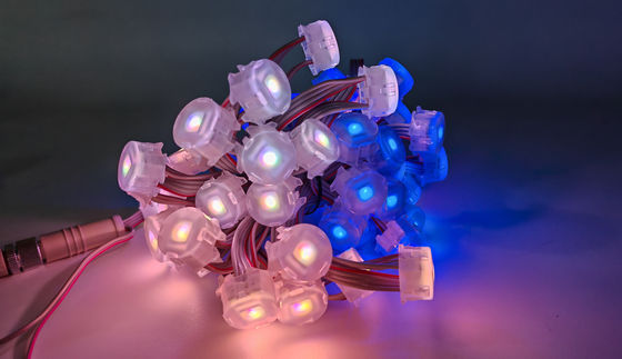 Waterproof Outdoor  PC Body 1W Epistar Chip 20mm RGB LED Point Light