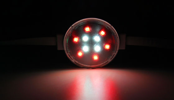 0.3W Epistar Chip 50mm RGB LED Point Light Waterdicht Buiten IP67 met PC Body