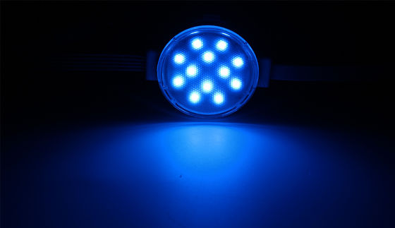 12 leds kleur 24V 50mm punt lichtbron DMX512 decoratief pixel licht