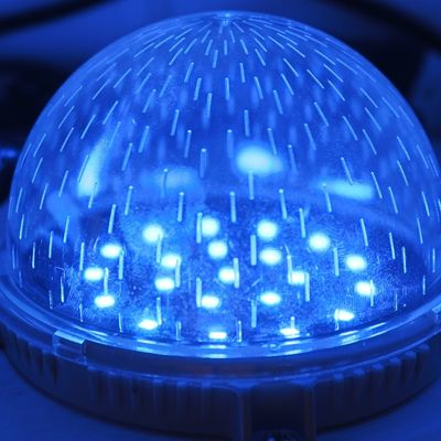 12* SMD3535 rood groen blauw dmx512 80 mm puntlichtbron buiten decoratief pixellicht