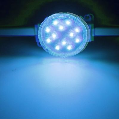 Grote diameter 50 mm waterdichte LED-puntverlichting voor gevel DMX512 hoge helderheid