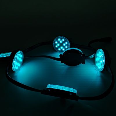 Large-diameter 50mm Multi-bulb Waterproof LED Point Lighting For Facade DMX512 High Brightness