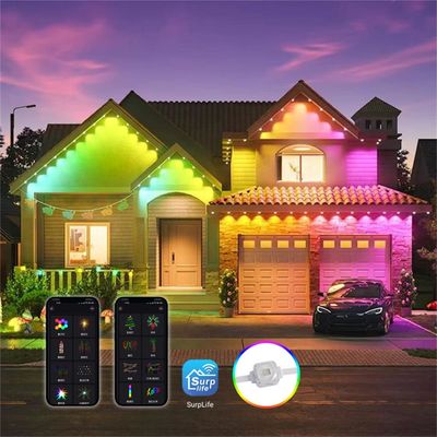 Outdoor kerstversiering 160 Led RGBW SMD5050 Eave lampen met afstandsbediening