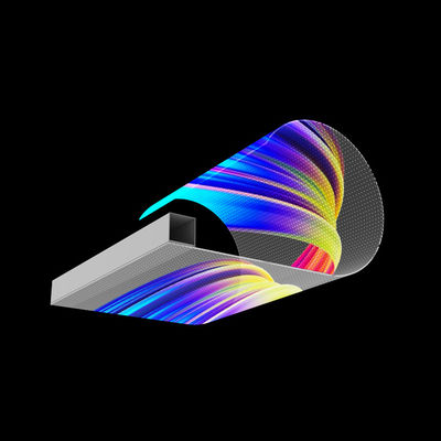 Pixel Pitch 16mm LED Transparante Film Scherm Zacht Voor Glas Geïnstalleerd Speel Reclame