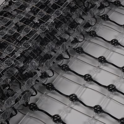 Buitenadvertentie zacht, flexibel, transparant, met LED-gasher Display Screen Novastar-systeem