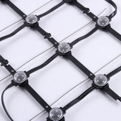 100 mm pixelpitch Full Color Flexible LED Mesh Screen voor hanginstallatie en buitenreclame