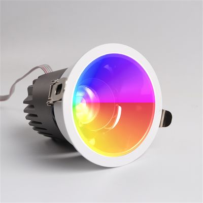 Kerst 20W RGBW LED Atmosphere Spotlight met Wifi afstandsbediening Indoor Surface Mounted Installatie