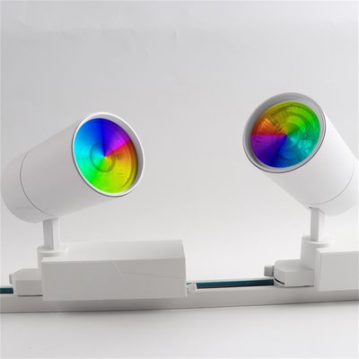Moderne spoorverlichtingssysteem LED spoorlicht met 40W RGBW 2000LM Aluminium legering hoek aanpassing