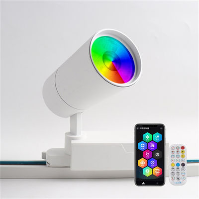 Moderne 40W RGBW 220V LED verstelbaar spoorlicht met Wifi-besturing en DC24V spoorverlichtingssysteem