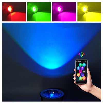 Wifi LED Smart Recessed Downlight Verstelbaar oppervlak gemonteerd 400LM SPI USC2904 Magnetisch binnenverlichting