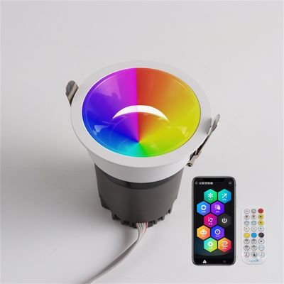 20W LED Recessed Spotlight Adjustable Luminous Value LED Colorful Spot Lights for Mall Decoration