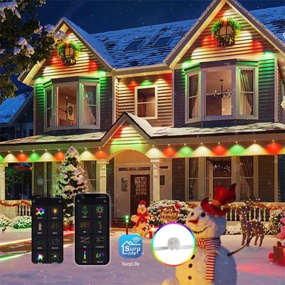 Slimme Led Permanente Buiten Vakantie Kerst Wifi RGB Led Dakrandverlichting Buiten Pixel Punt Licht