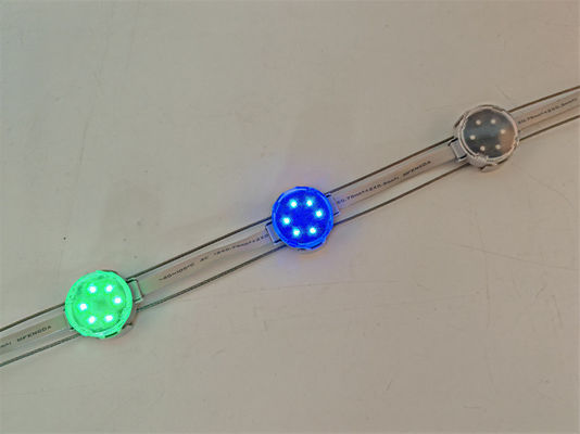 Kerst LED Pixel Point Lighting Lights 2835 30mm 12V Outdoor Aluminium Profiel Permanent Programmable Lighting Track