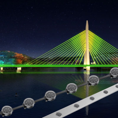 Customization 30mm 40mm DMX LED RGB Point Lights Aluminum Profile IP67 Waterproof for Permanent Lighting