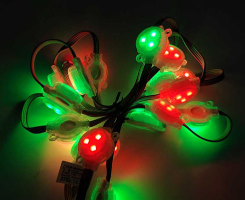 DC 12V 3 stuks SMD 5050 Diffuse RGB LED Pixel, Adreserbare RGB LED Strip 30mm led pixel puntlicht