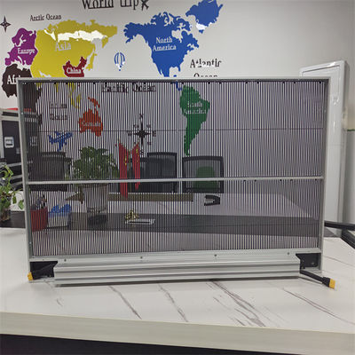 Factory Price Full Colour Grille Mesh Screen Transparent Led  IP67 RGB P3.91 Grille Mesh Screen LED Mesh Video Screen