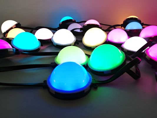 DMX512 IC Chip Waterdicht Aluminium Profiel Led Pixel Punt Lichten voor Permanente Kerstversiering bij DC12V Werkspanning