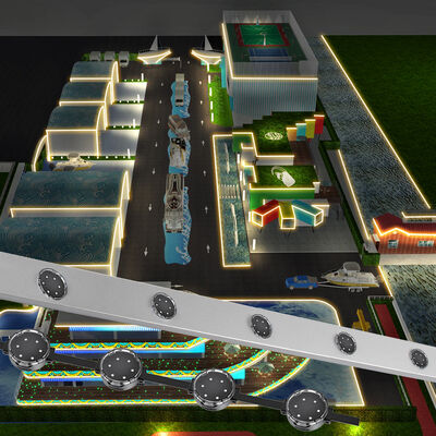 40mm DMX512 DC24V Programmable LED Pixel Light for Outdoor Waterproof Applications