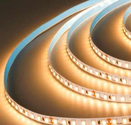 Hoge dichtheid 480leds Hoog efficiëntie 24V IP67 Warm White 2700K Dot Free 8mm COB LED Strip Light Kit voor huis tuin plafond