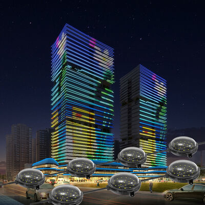 IP67 waterdicht RGB LED-puntlicht met DMX512-besturing voor buitenverlichting