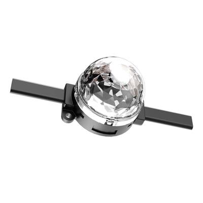 LED-puntlichtbron buiten IP67 12V 1W lange afstand waterdicht 40mm Pixel RGB