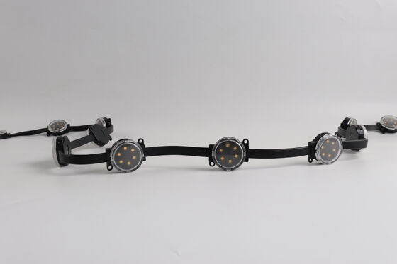 50mm RGBW Pixel Point Light Source 2W DMX512 IP67 Waterproof 120° Beam Angle Outdoor