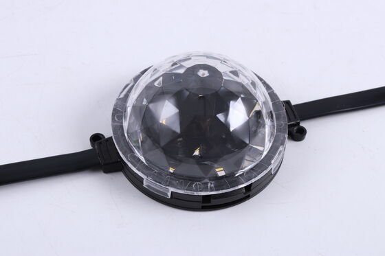80mm RGB DC24V Pixel Punt Verlichting DMX512 IP67 Waterdicht 120° Stralingshoek UV-bestendig