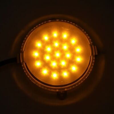 IP67 Waterproof 100mm DC24V SMD3535 LED Point Light PC Material  Flexible Lighting 