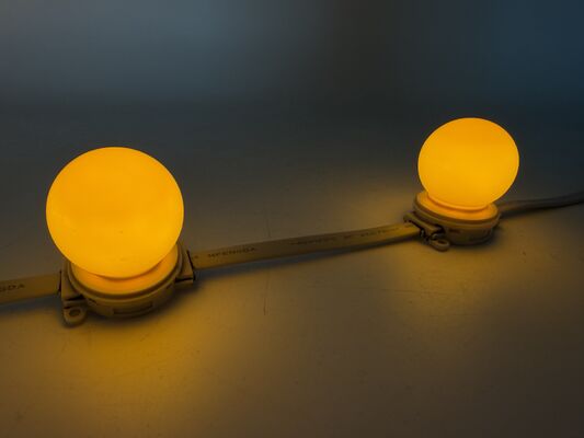 40 mm RGB Full Color 24V IP67 PC LED-puntlicht Buitengebouw Gevel Landschap Tuindecoratie