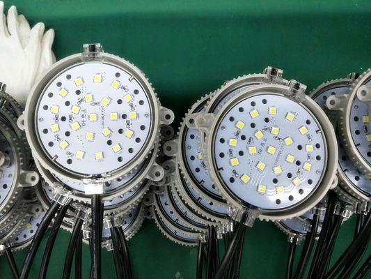 IP65 waterdichte Volledige Kleur 100MM RGB LEIDEN van 5W 24V Pixel
