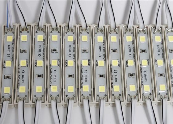 5054 de LEIDENE Module Hoge Helderheid 12V 3led maakt IP65-LEIDEN Reclameteken voor Licht Vakje waterdicht