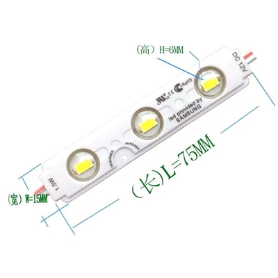 Hoog vermogen 12v 3 LEDs Modulo 1.5w Waterdicht 2835 Buiten Hoog Helder Injectie Kanaal Brief Achterlicht Mini Lights Led Modules